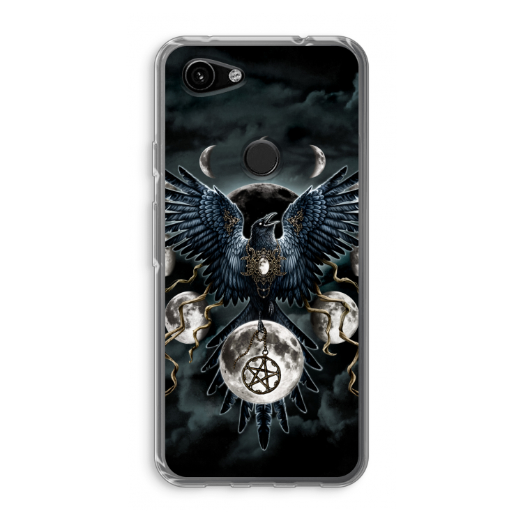 Sinister Wings: Google Pixel 3a Transparant Hoesje