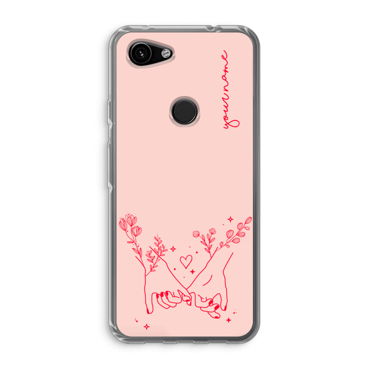 Best Friends: Google Pixel 3a Transparant Hoesje