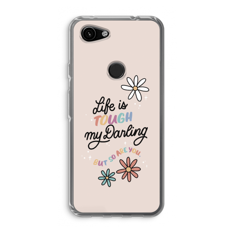 Tough Life: Google Pixel 3a Transparant Hoesje