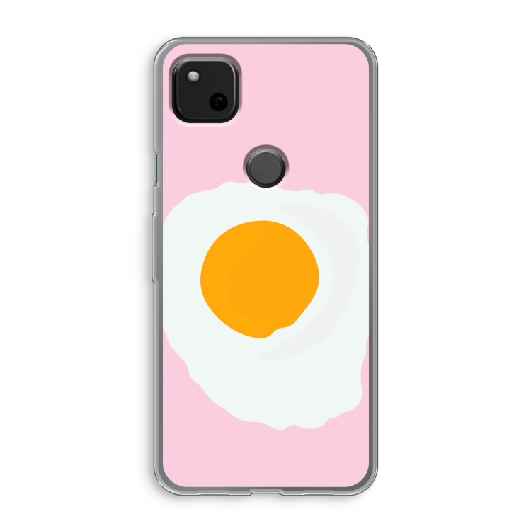 Sunny side up: Google Pixel 4a Transparant Hoesje