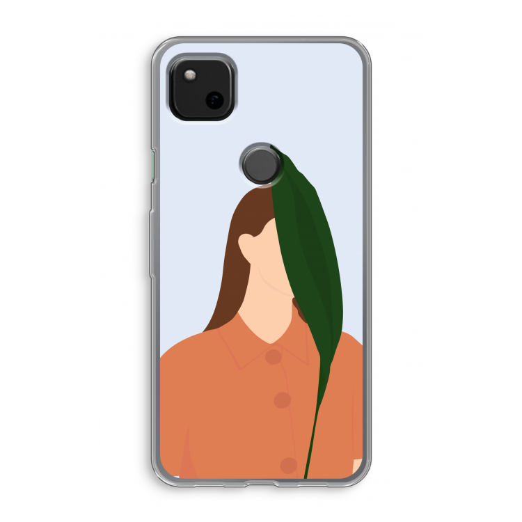 Leaf: Google Pixel 4a Transparant Hoesje
