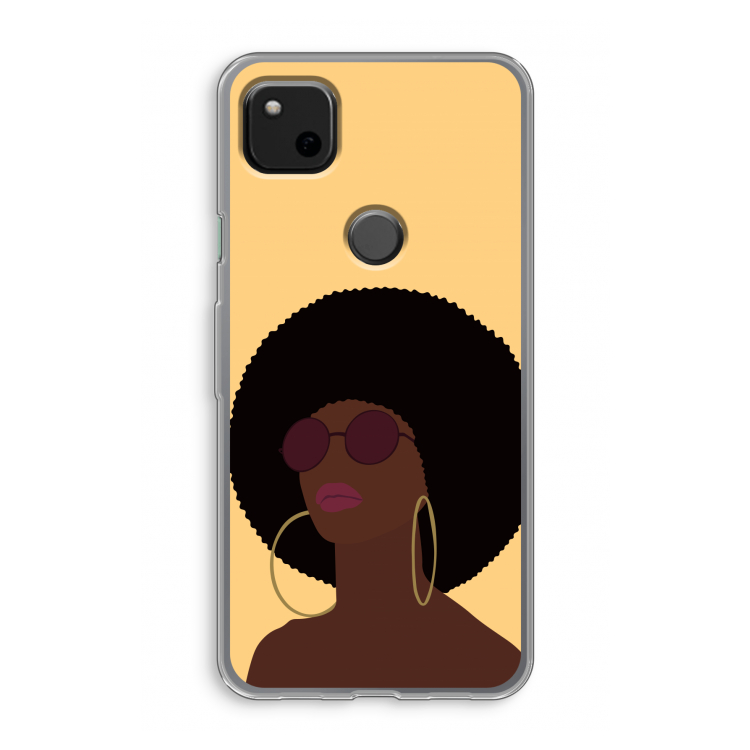 Golden hour: Google Pixel 4a Transparant Hoesje