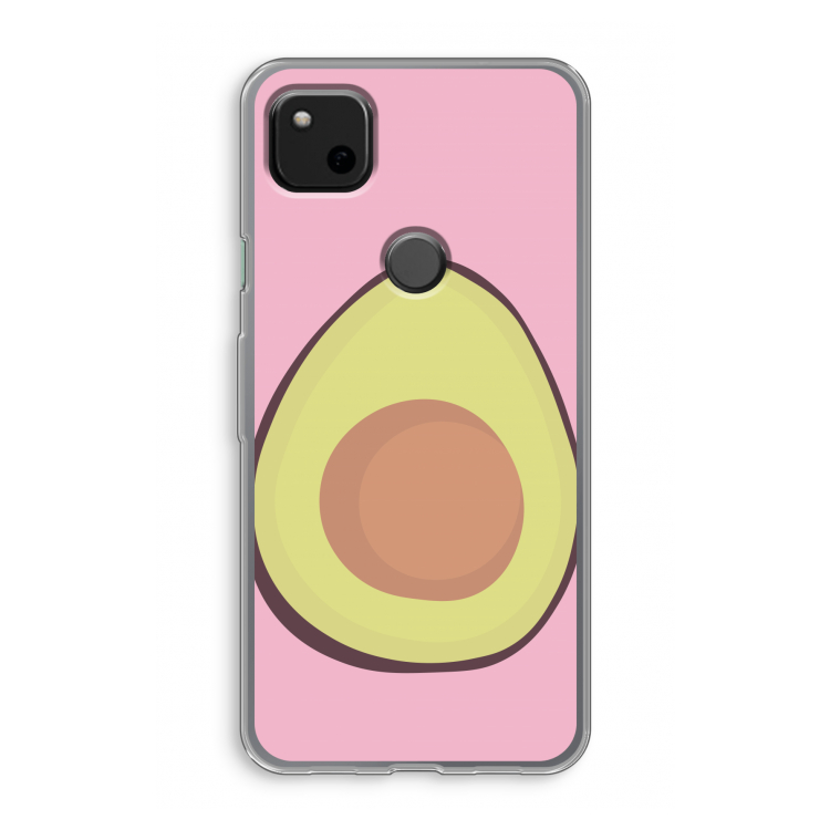 Avocado: Google Pixel 4a Transparant Hoesje