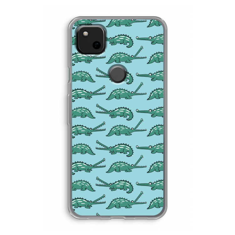Kroko: Google Pixel 4a Transparant Hoesje