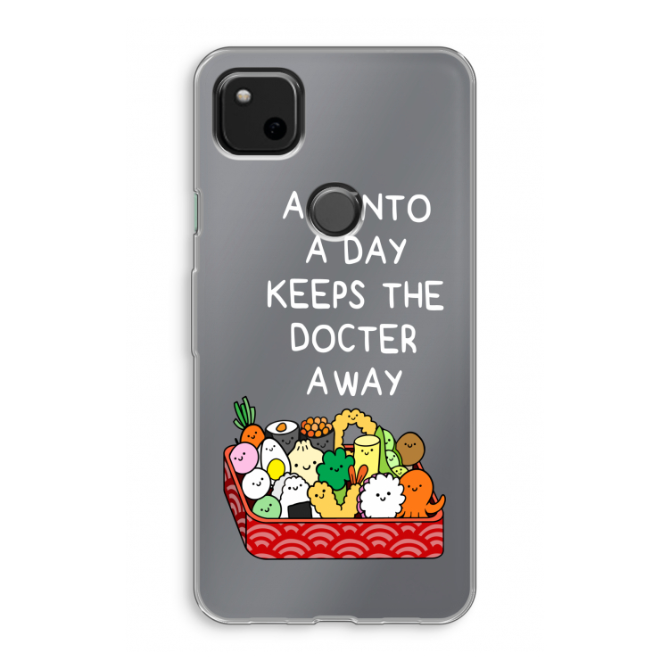 Bento a day: Google Pixel 4a Transparant Hoesje