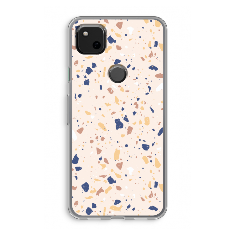 Terrazzo N°23: Google Pixel 4a Transparant Hoesje
