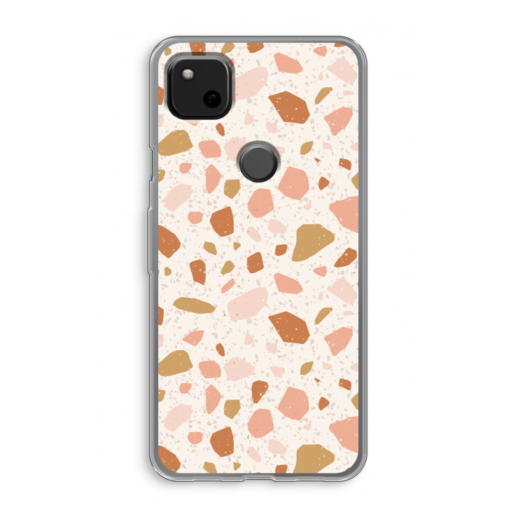 Terrazzo N°18: Google Pixel 4a Transparant Hoesje