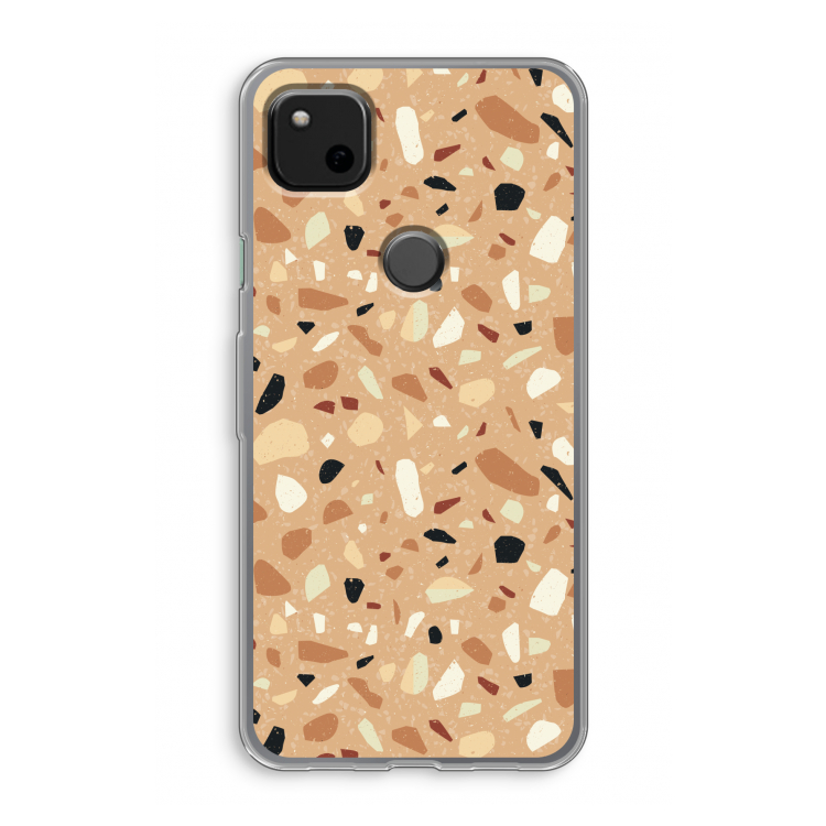 Terrazzo N°17: Google Pixel 4a Transparant Hoesje