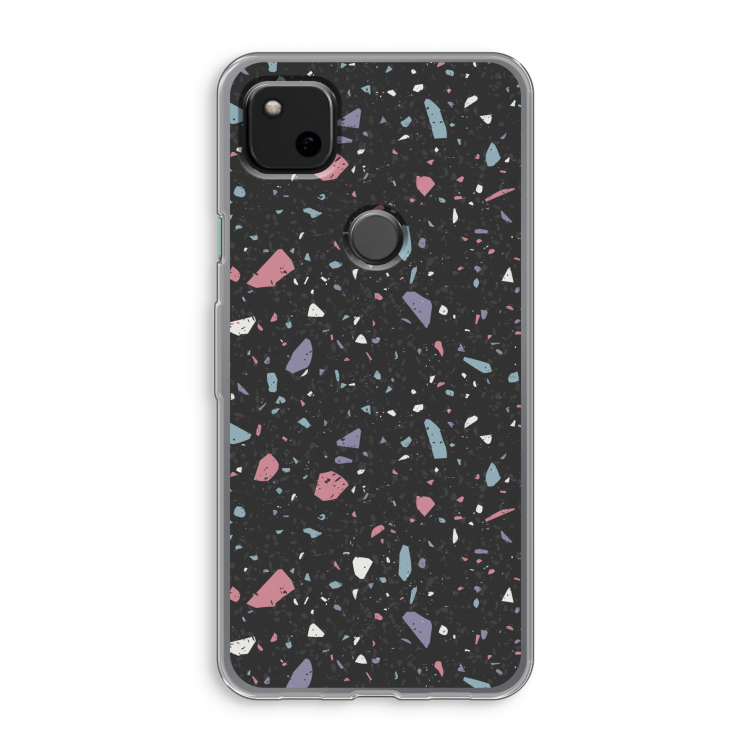 Terrazzo N°16: Google Pixel 4a Transparant Hoesje
