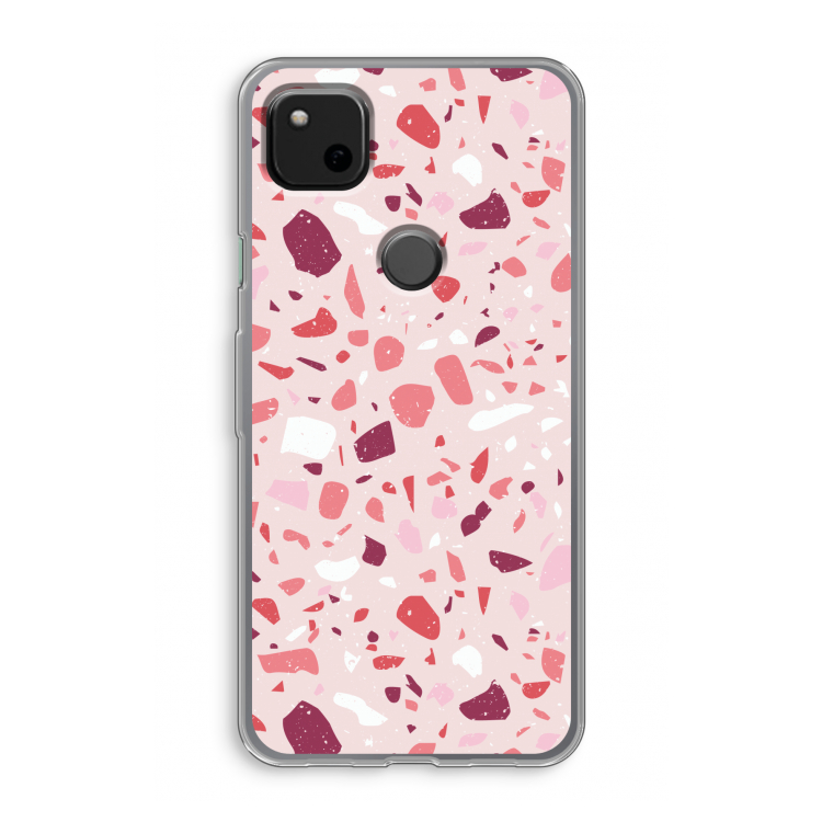 Terrazzo N°15: Google Pixel 4a Transparant Hoesje