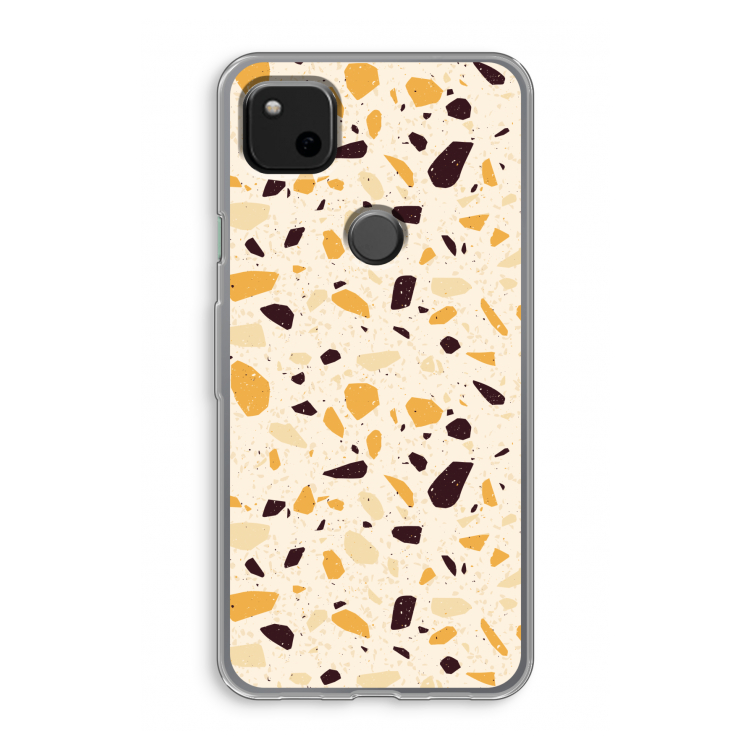 Terrazzo N°13: Google Pixel 4a Transparant Hoesje