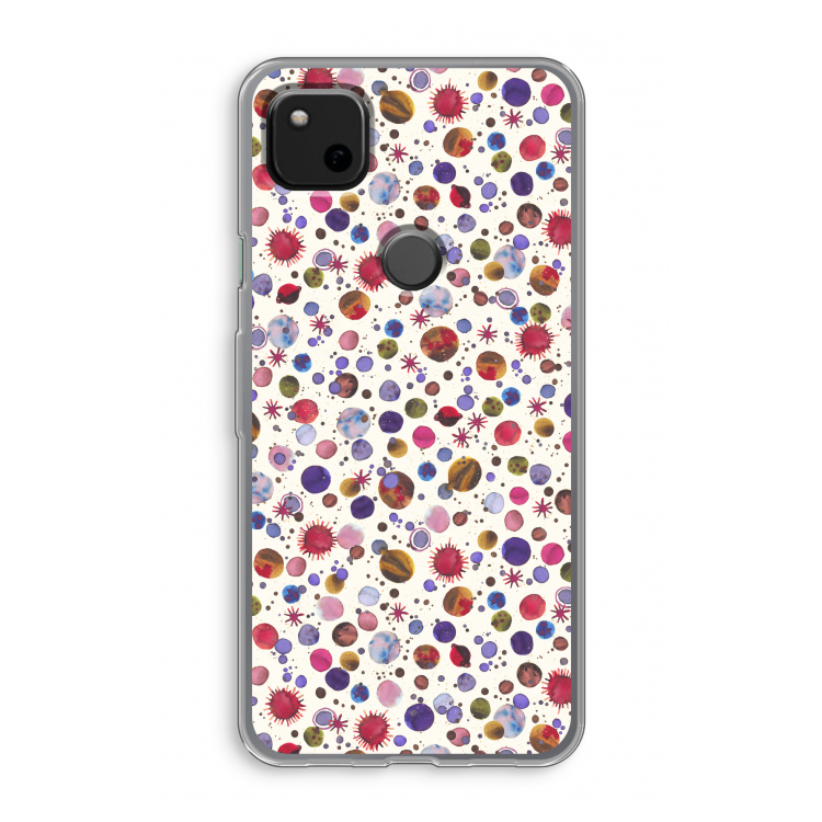 Planets Space: Google Pixel 4a Transparant Hoesje