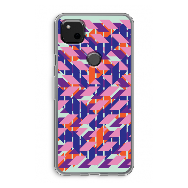 Skew Blush 3: Google Pixel 4a Transparant Hoesje