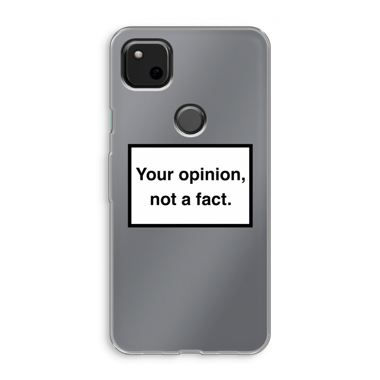 Your opinion: Google Pixel 4a Transparant Hoesje