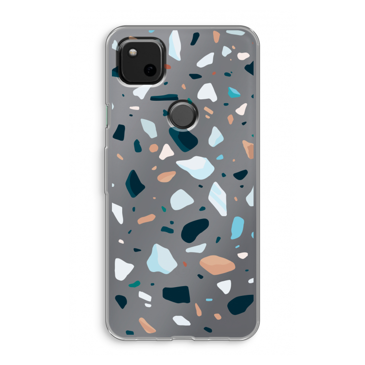 Terrazzo N°13: Google Pixel 4a Transparant Hoesje