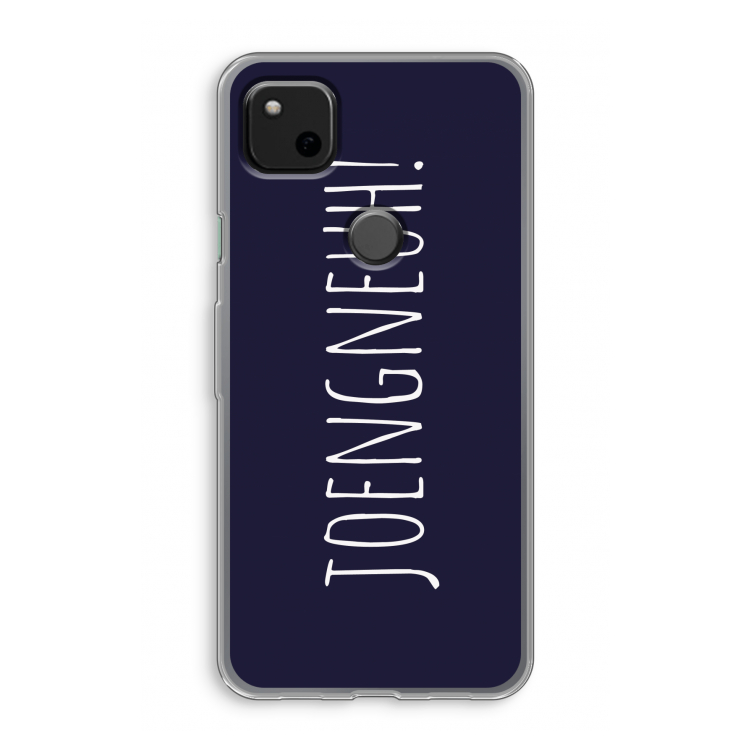 Joengneuh!: Google Pixel 4a Transparant Hoesje