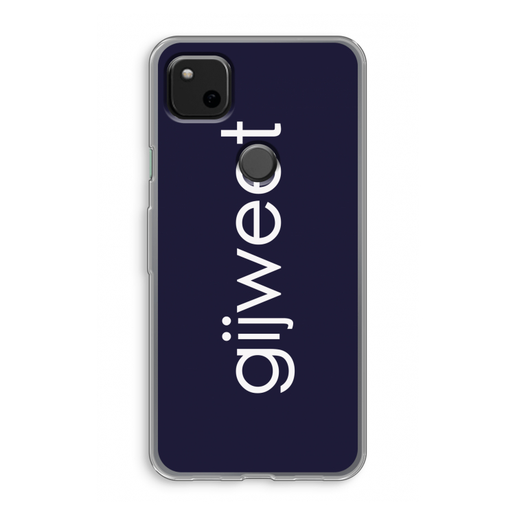 Gijweet: Google Pixel 4a Transparant Hoesje