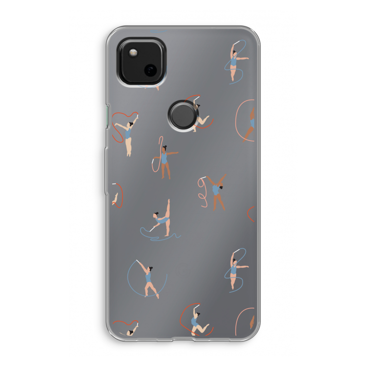 Dancing #3: Google Pixel 4a Transparant Hoesje
