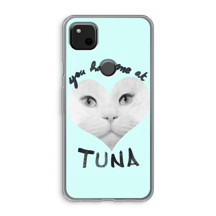 You had me at tuna: Google Pixel 4a Transparant Hoesje