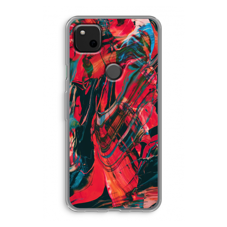 Endless Descent: Google Pixel 4a Transparant Hoesje