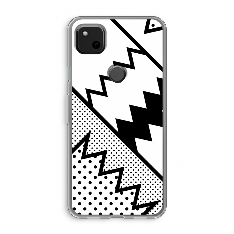 Pop Art #5: Google Pixel 4a Transparant Hoesje