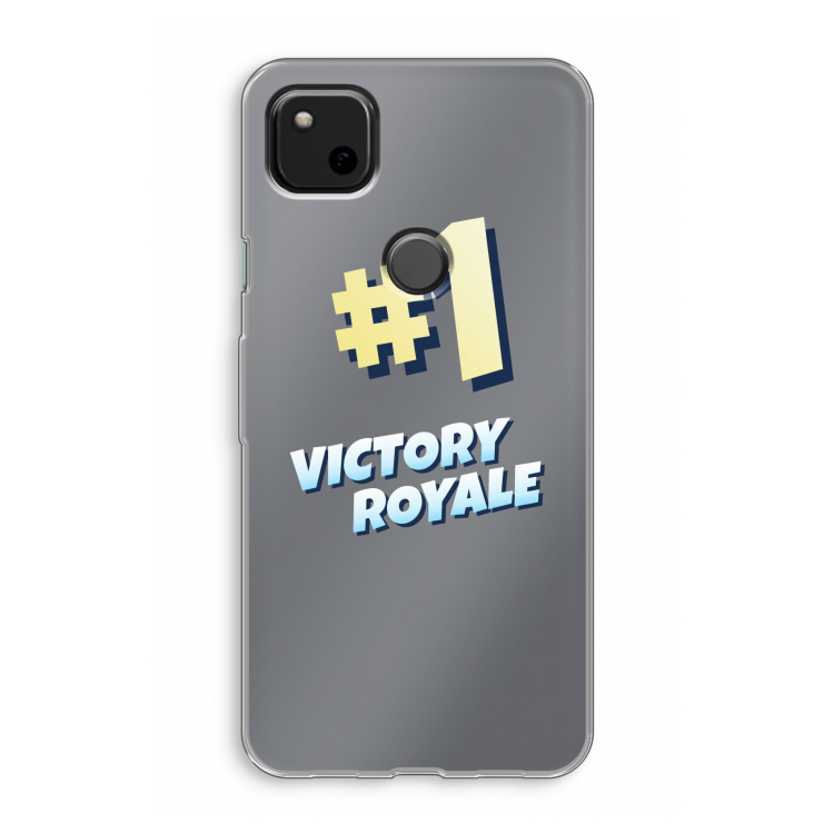 Victory Royale: Google Pixel 4a Transparant Hoesje