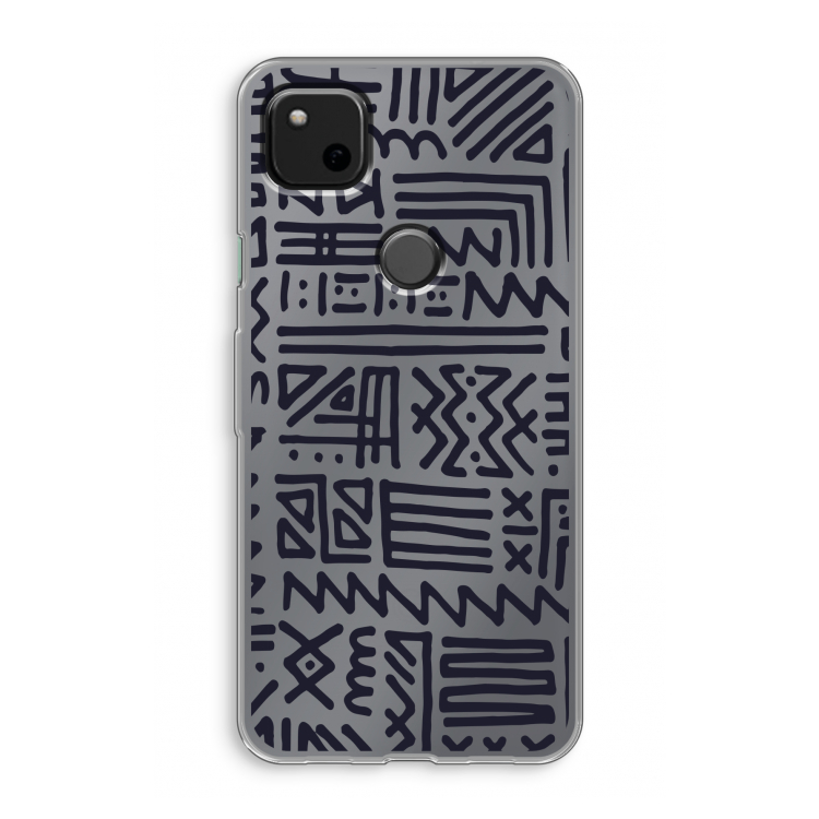 Marrakech print: Google Pixel 4a Transparant Hoesje