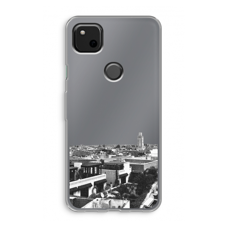 Marrakech Skyline : Google Pixel 4a Transparant Hoesje