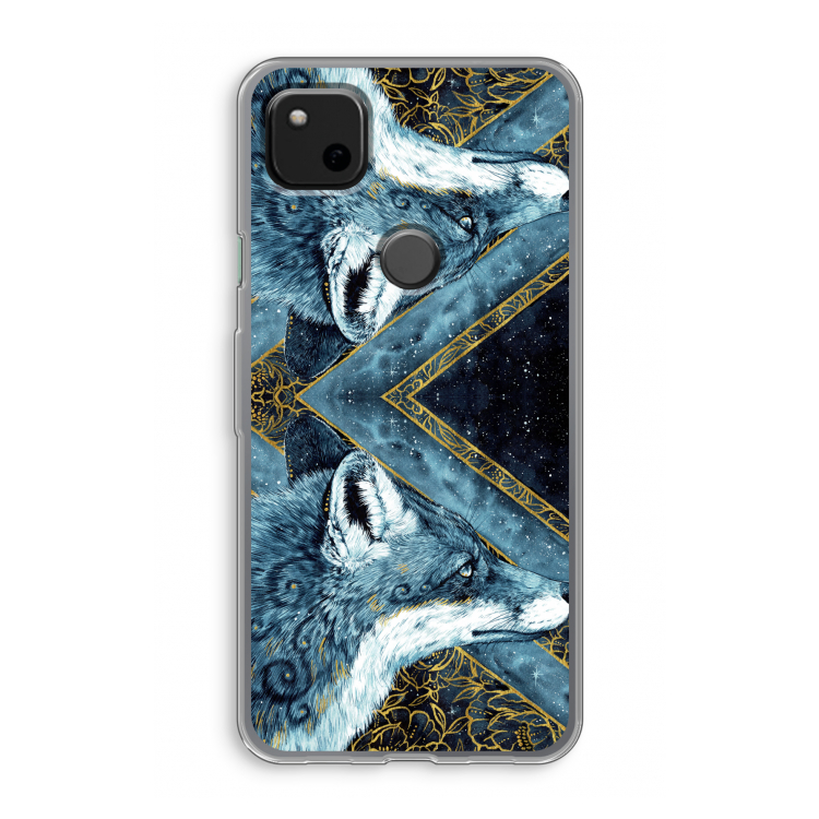 Golden Fox: Google Pixel 4a Transparant Hoesje