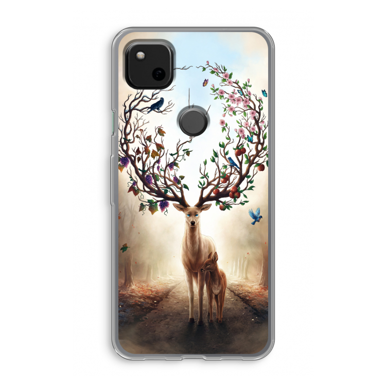 Seasons Change: Google Pixel 4a Transparant Hoesje