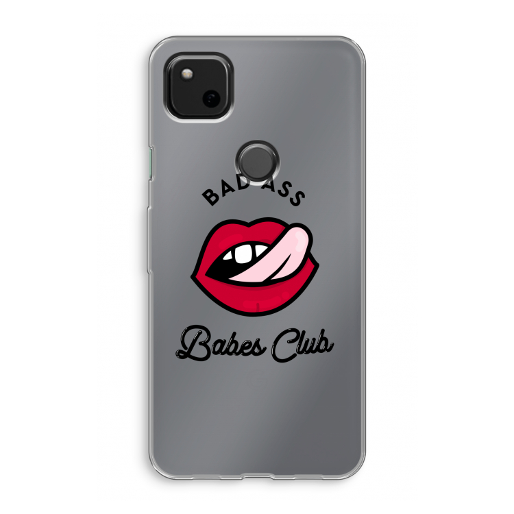 Badass Babes Club: Google Pixel 4a Transparant Hoesje