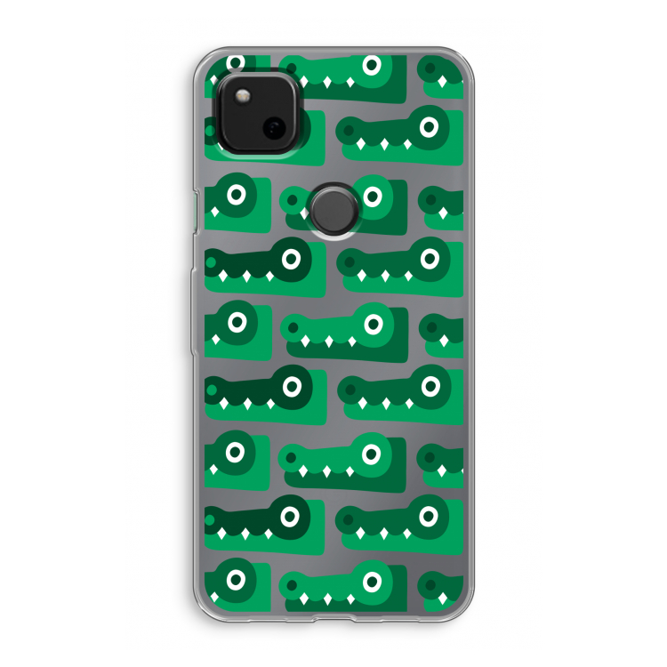 Crocs: Google Pixel 4a Transparant Hoesje