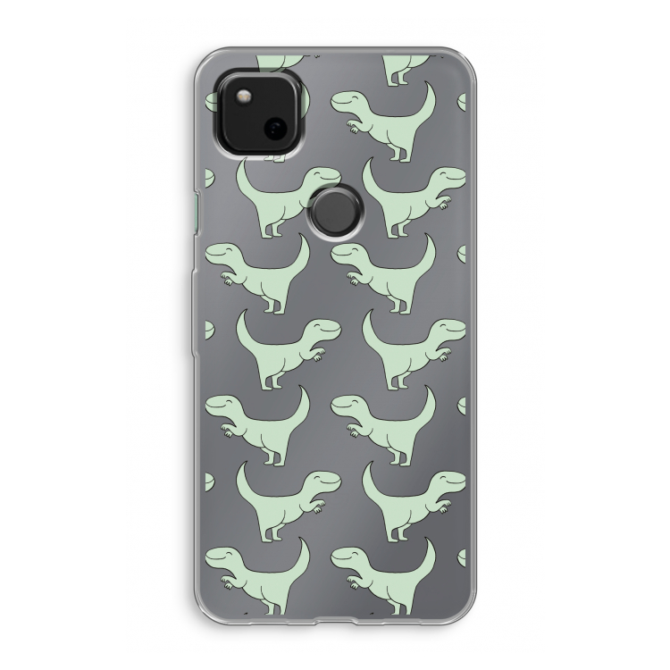 Dinos: Google Pixel 4a Transparant Hoesje
