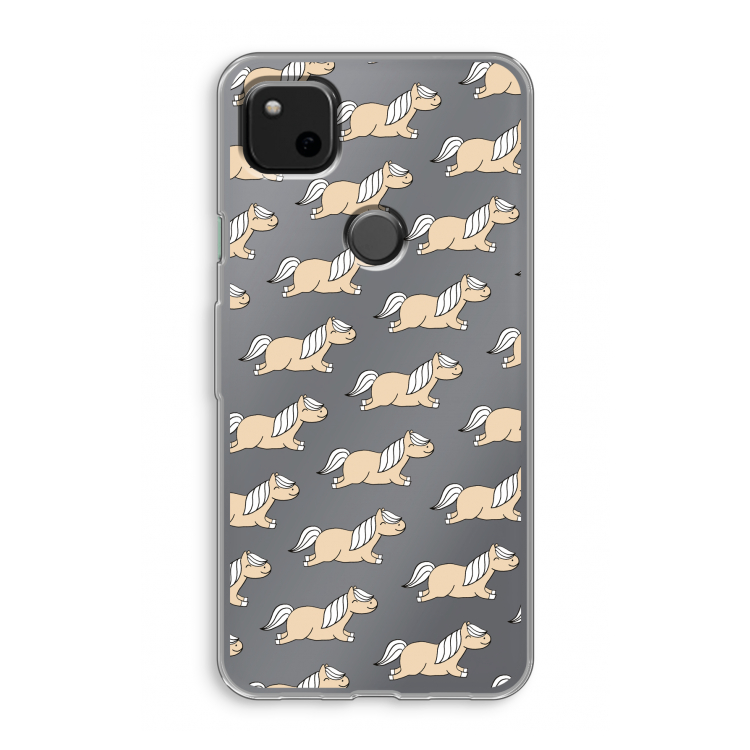 Ponys: Google Pixel 4a Transparant Hoesje