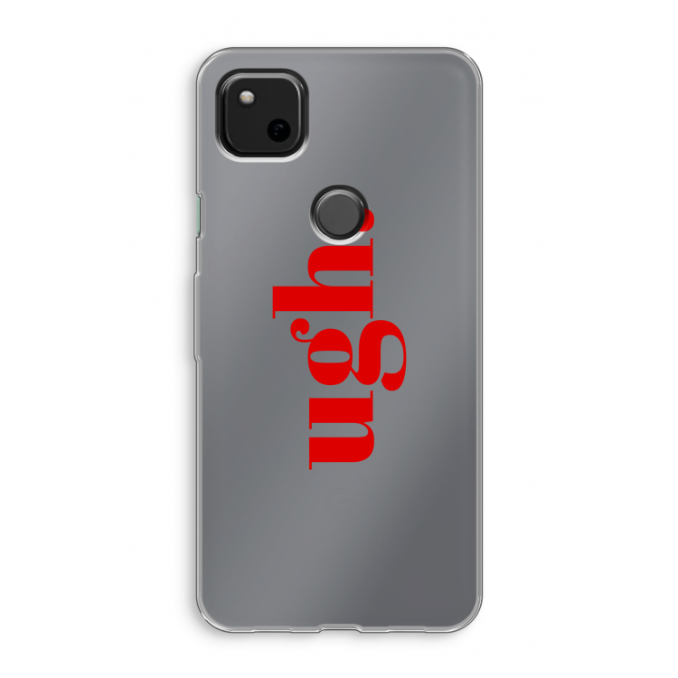Ugh: Google Pixel 4a Transparant Hoesje