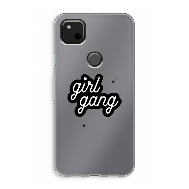 Girl Gang: Google Pixel 4a Transparant Hoesje
