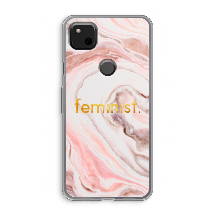 Feminist: Google Pixel 4a Transparant Hoesje
