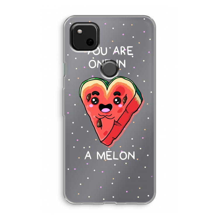 One In A Melon: Google Pixel 4a Transparant Hoesje