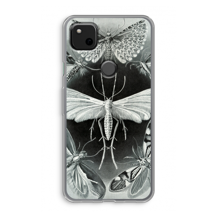 Haeckel Tineida: Google Pixel 4a Transparant Hoesje
