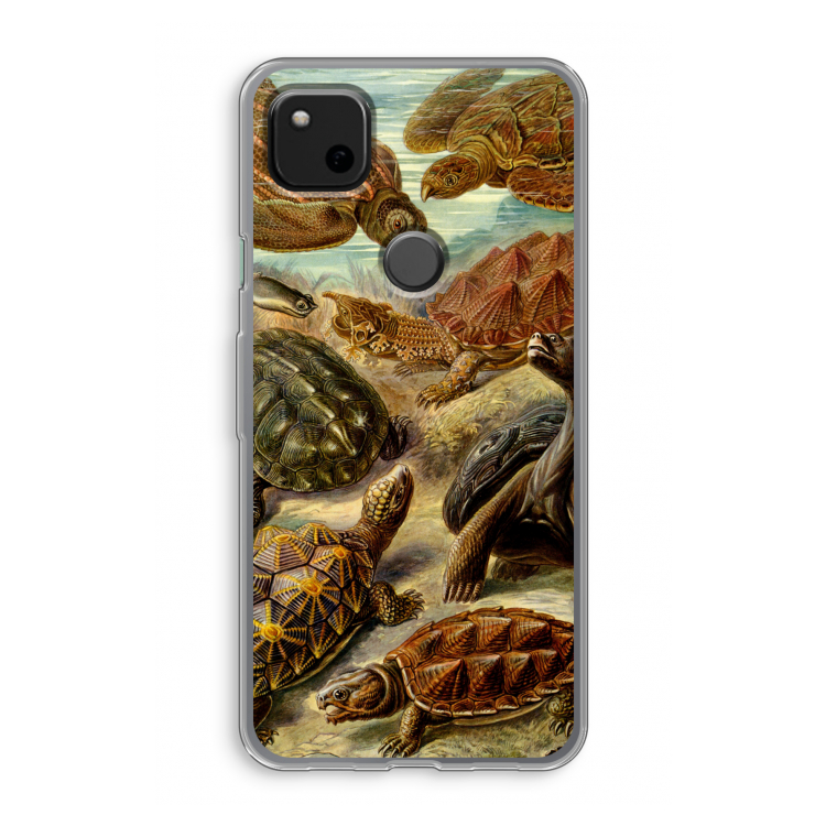 Haeckel Chelonia: Google Pixel 4a Transparant Hoesje