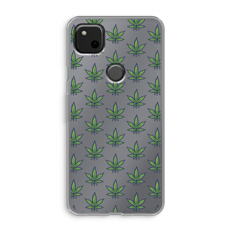 Weed: Google Pixel 4a Transparant Hoesje