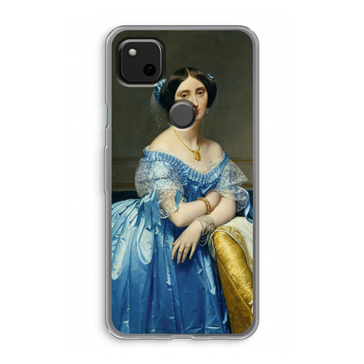 Eleonore: Google Pixel 4a Transparant Hoesje