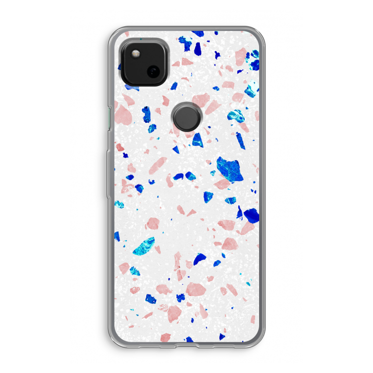 Terrazzo N°6: Google Pixel 4a Transparant Hoesje