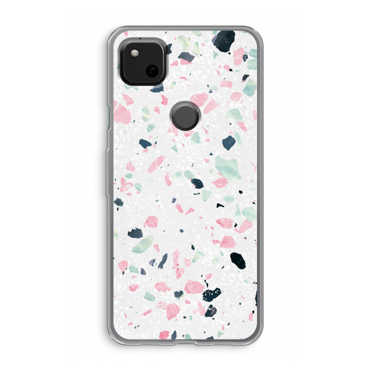 Terrazzo N°3: Google Pixel 4a Transparant Hoesje