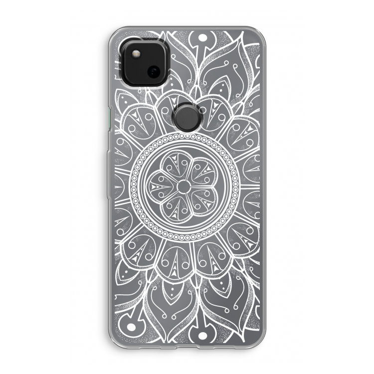 Roses Are Red: Google Pixel 4a Transparant Hoesje