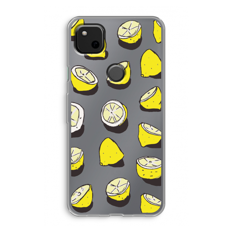 When Life Gives You Lemons...: Google Pixel 4a Transparant Hoesje