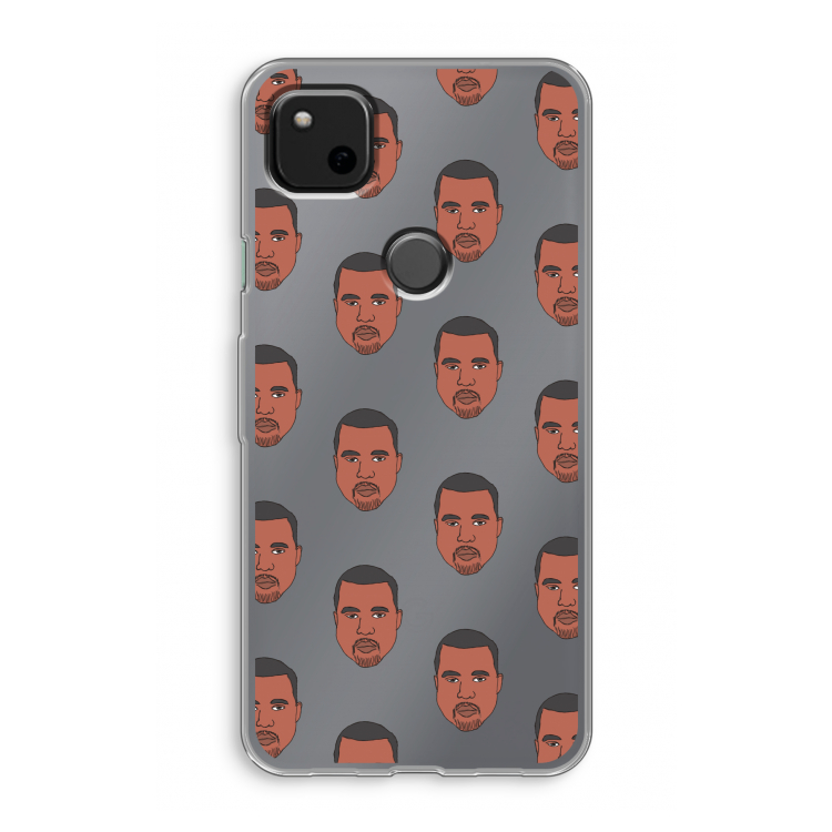 Kanye Call Me?: Google Pixel 4a Transparant Hoesje
