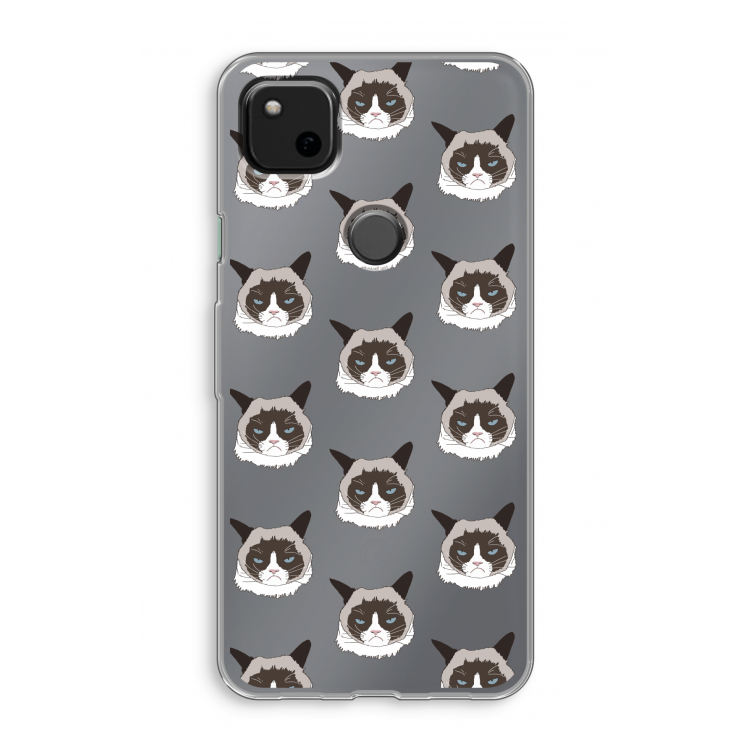 It's a Purrr Case: Google Pixel 4a Transparant Hoesje