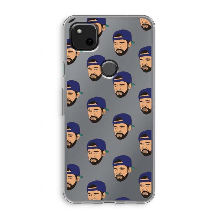 Drake Away: Google Pixel 4a Transparant Hoesje