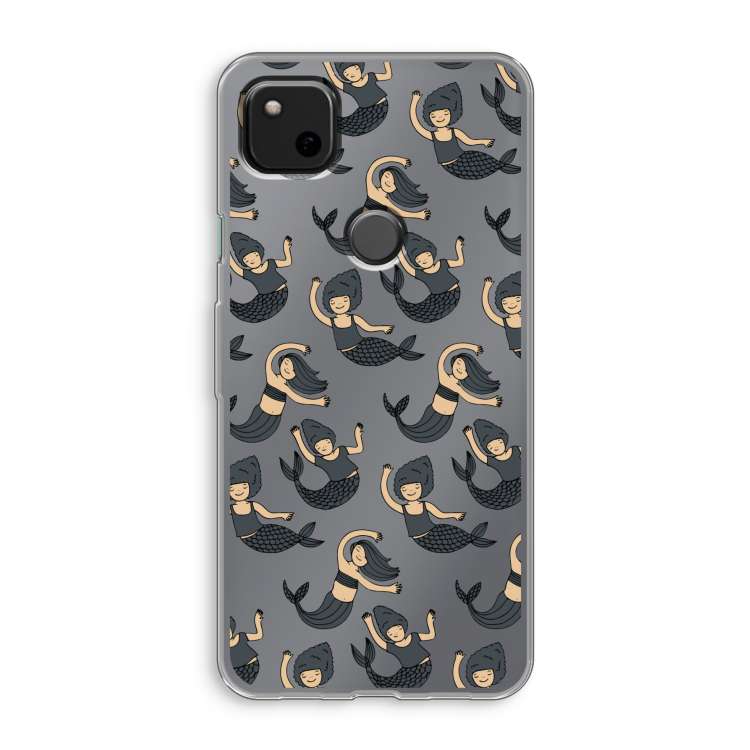 Zeemeermin: Google Pixel 4a Transparant Hoesje